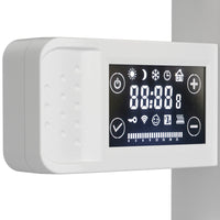 Scaldasalviette elettrico con radiatore 120 x 50 cm 500 watt bianco 03_0010754