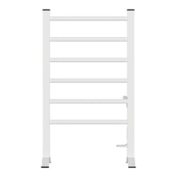 Scaldasalviette Elettrico Savitaipale da Terra o da Parete 85 x 55 cm 100 W Bianco pro.tec