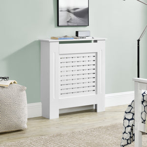 Copritermosifone Charleston Mobile Copri Radiatore Larghezza 78 cm - Bianco [en.casa]