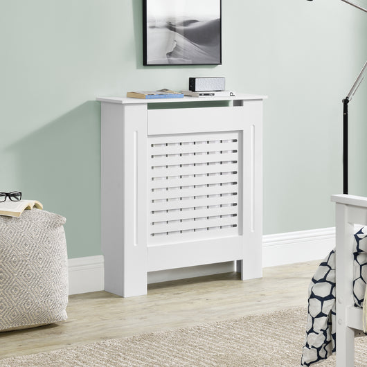 Copritermosifone Charleston Mobile Copri Radiatore Larghezza 78 cm - Bianco [en.casa]