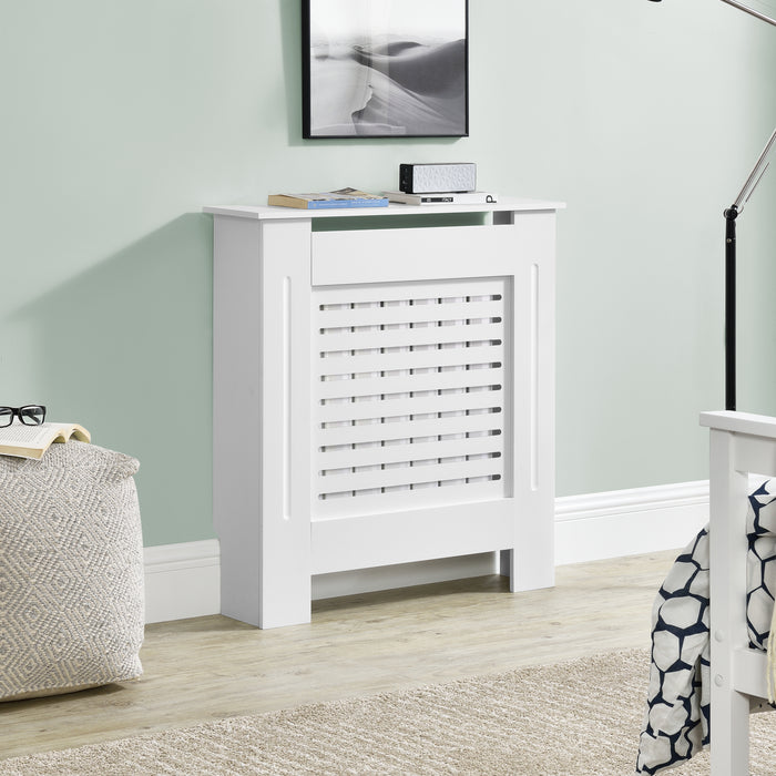 Copritermosifone Charleston Mobile Copri Radiatore Larghezza 78 cm - Bianco [en.casa]