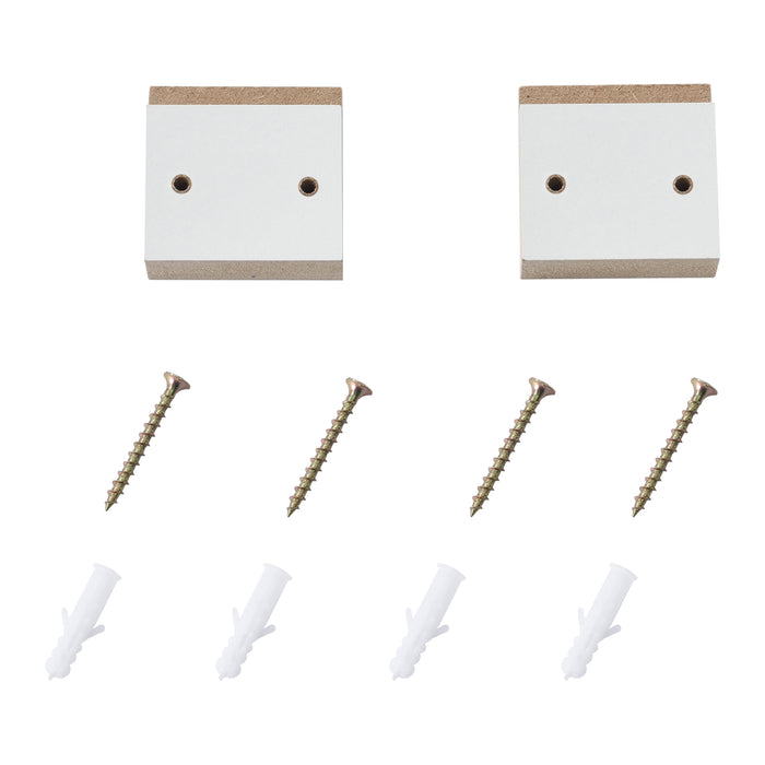 Copritermosifone Charleston Mobile Copri Radiatore Larghezza 78 cm - Bianco [en.casa]