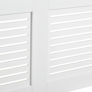 Copritermosifone Charleston Mobile Copri Radiatore Larghezza 152 cm - Bianco [en.casa]