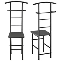 Servomuto Anaheim con Seduta Gruccia e Portapantaloni - Grigio Scuro [en.casa]