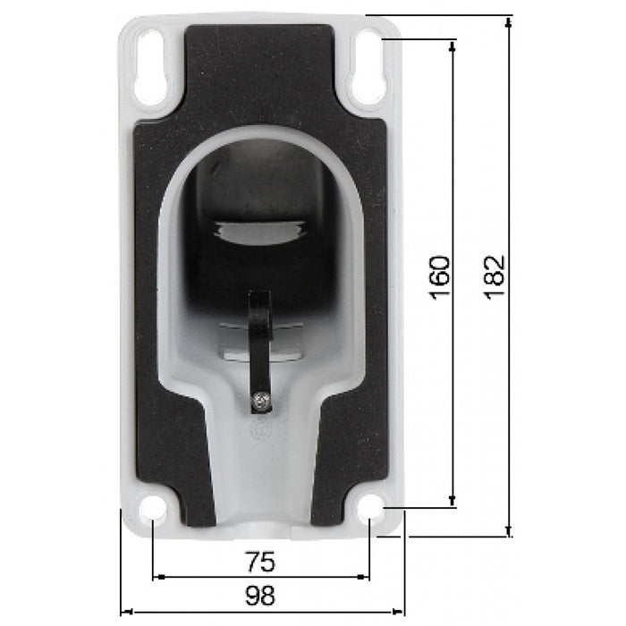Hikvision DS-1602ZJ Staffa da parete per telecamere Speed Dome Ptz