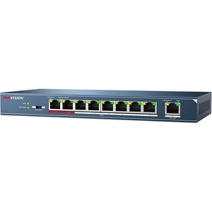Hikvision DS-3E0109P-E-M SWITCH DI RETE 8 PORTE POE + 1 PORTA 10/100MBPS 1.8GBPS