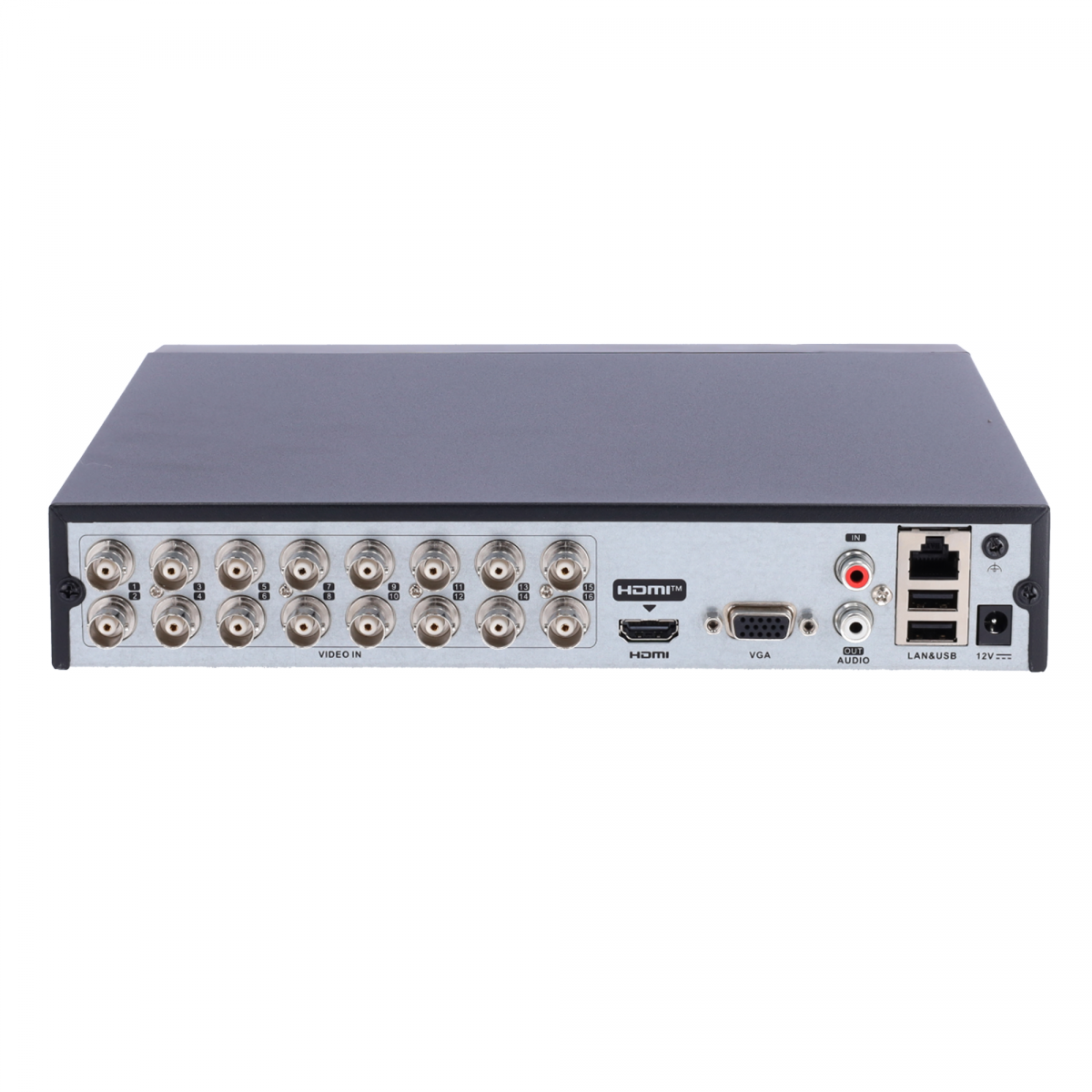 Hikvision DVR XVR 16 Canali 5 MPX 3k AHD/HD/TVI/CVBS/TCP/IP Cloud P2P H.265+