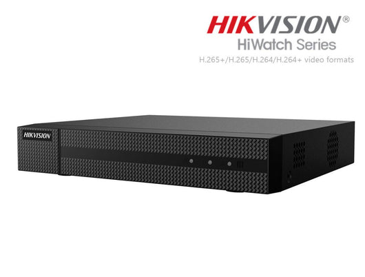 Hikvision HWN-4104MH-4P NVR 4 Canali 4K HD 4CH@8Mpx Con Switch 4 Porte PoE H.265+ 40Mbps P2P ONVIF
