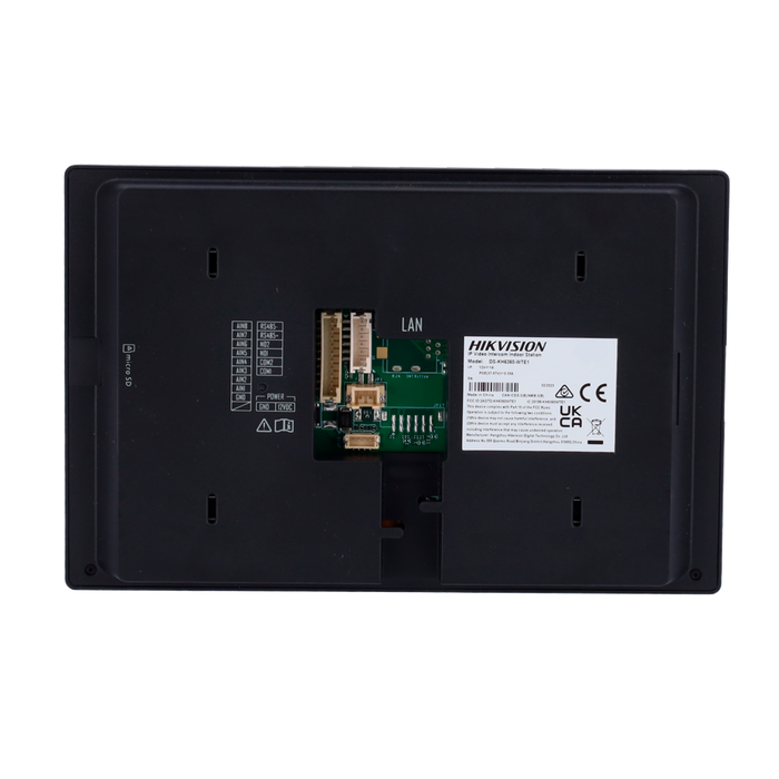 Hikvision Monitor Display Touch Screen interno 7" Intercom POE DS-KH6350-WTE1