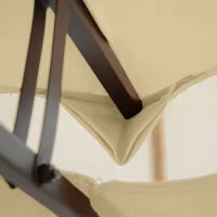 Copertura di Ricambio per Gazebo 4x3 m in Poliestere Anti UV con Tetto a 2 Livelli, Crema