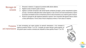 Testa termostatica con sensore liquido Pintossi 