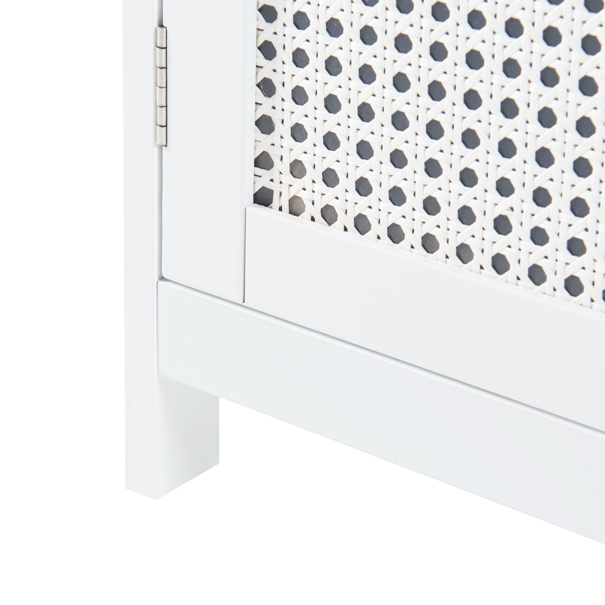 Mobile a Colonna Karlsøy per Bagno 161 x 35 x 32 cm Bianco [en.casa]