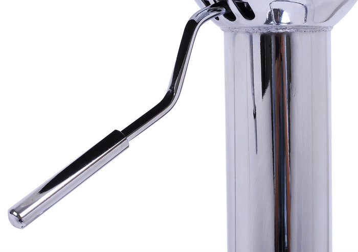 Sgabelli da bar di design in materiale sintetico set da 2 grigio 19_0000456