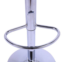 Sgabelli da bar di design in materiale sintetico set da 2 grigio 19_0000456