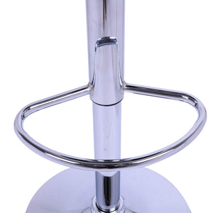 Sgabelli da bar di design in materiale sintetico set da 2 grigio 19_0000456