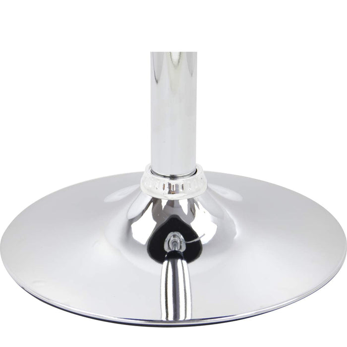 Sgabelli da bar di design in materiale sintetico set da 2 grigio 19_0000456