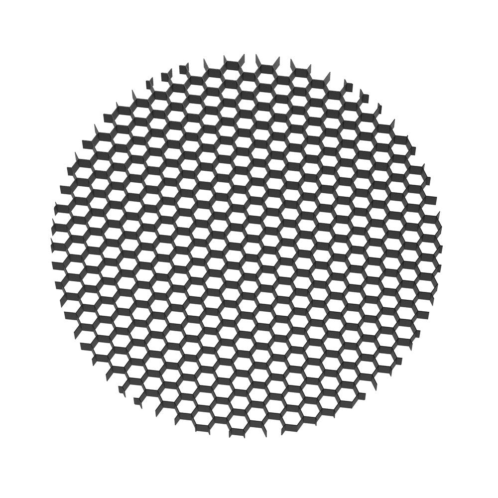 Griglia Antiabbagliamento Focus Led Per Proiettore Alluminio Nero Diametro 4,2Cm