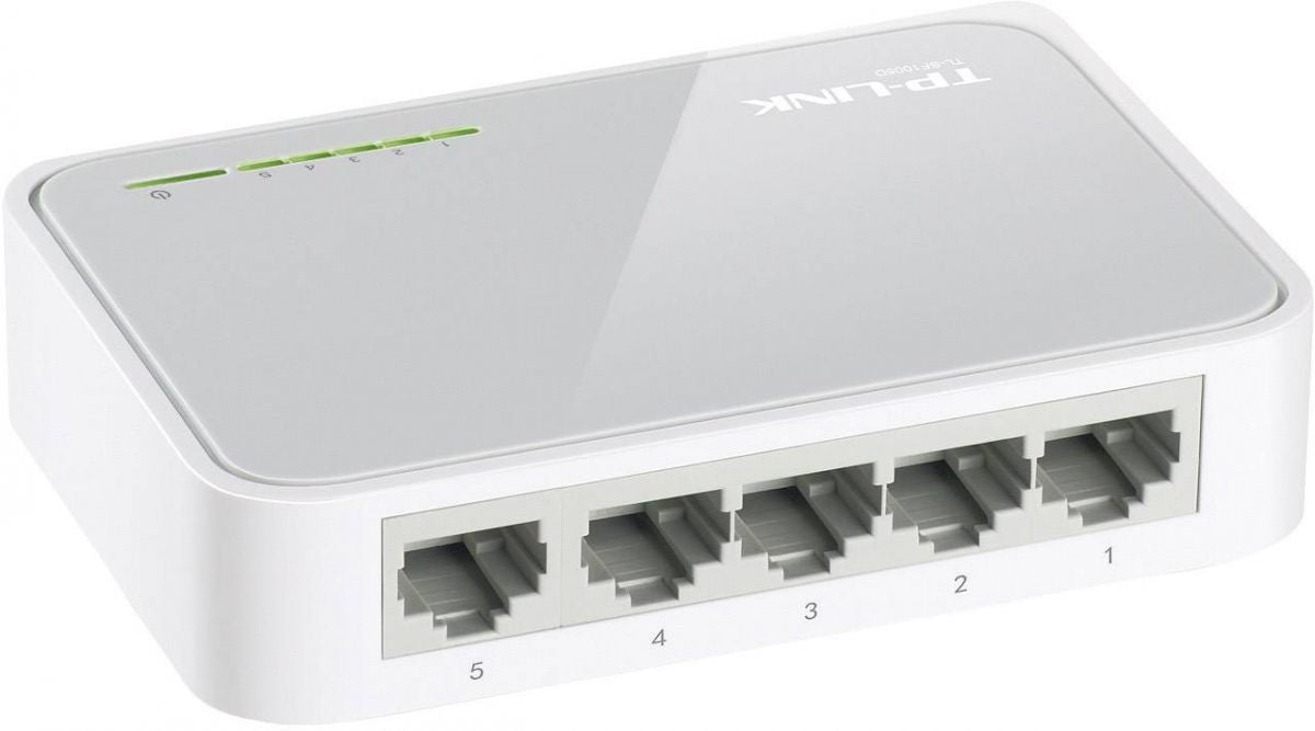 Hub di Rete Switch TP-Link TL-SF1005D 10/100 Mbps 5 Porte