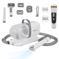 Kit Toelettatura Amesbury 5 in 1 per Animali Domestici - Bianco / Grigio in.tec