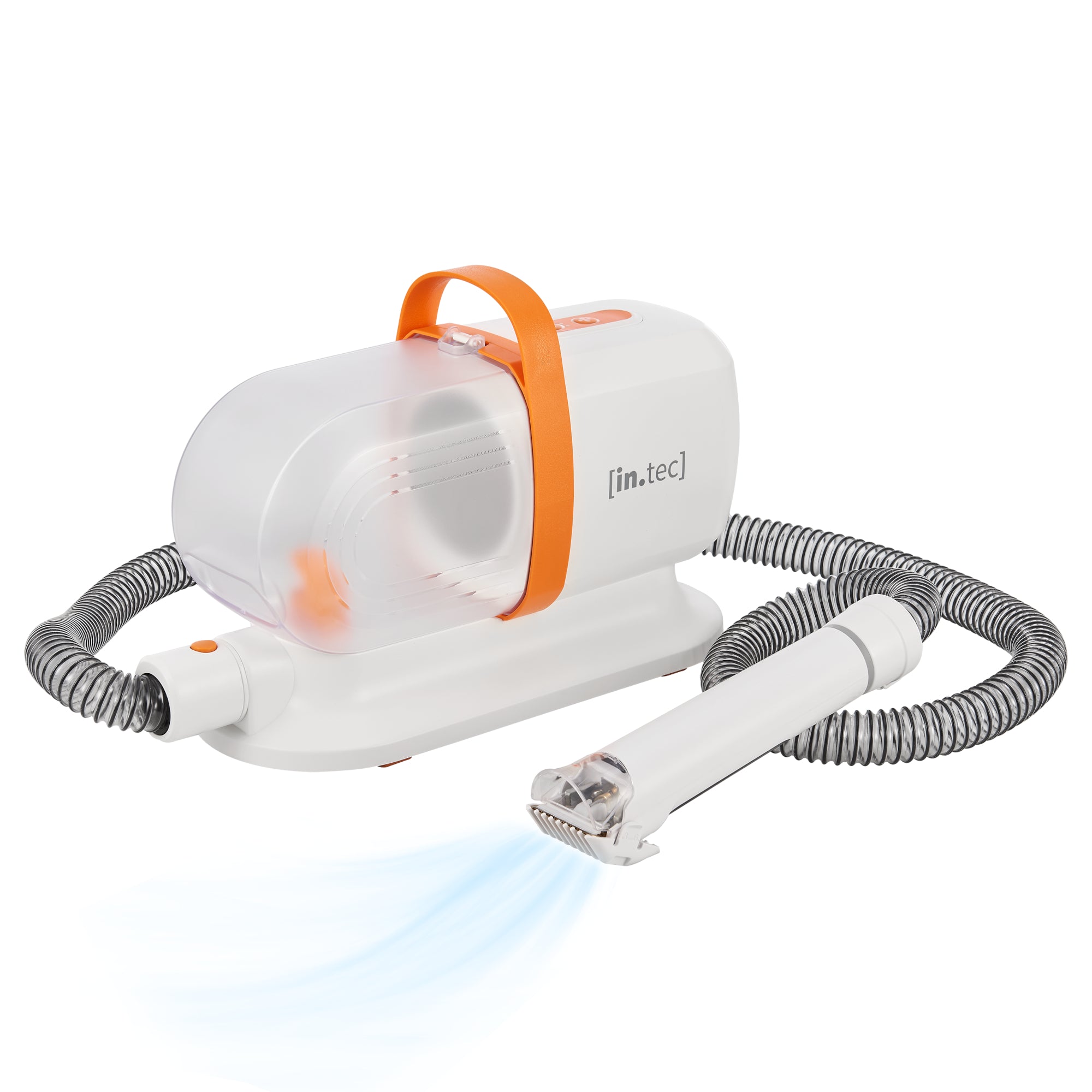 Kit Toelettatura Amesbury 5 in 1 per Animali Domestici - Bianco / Arancio in.tec