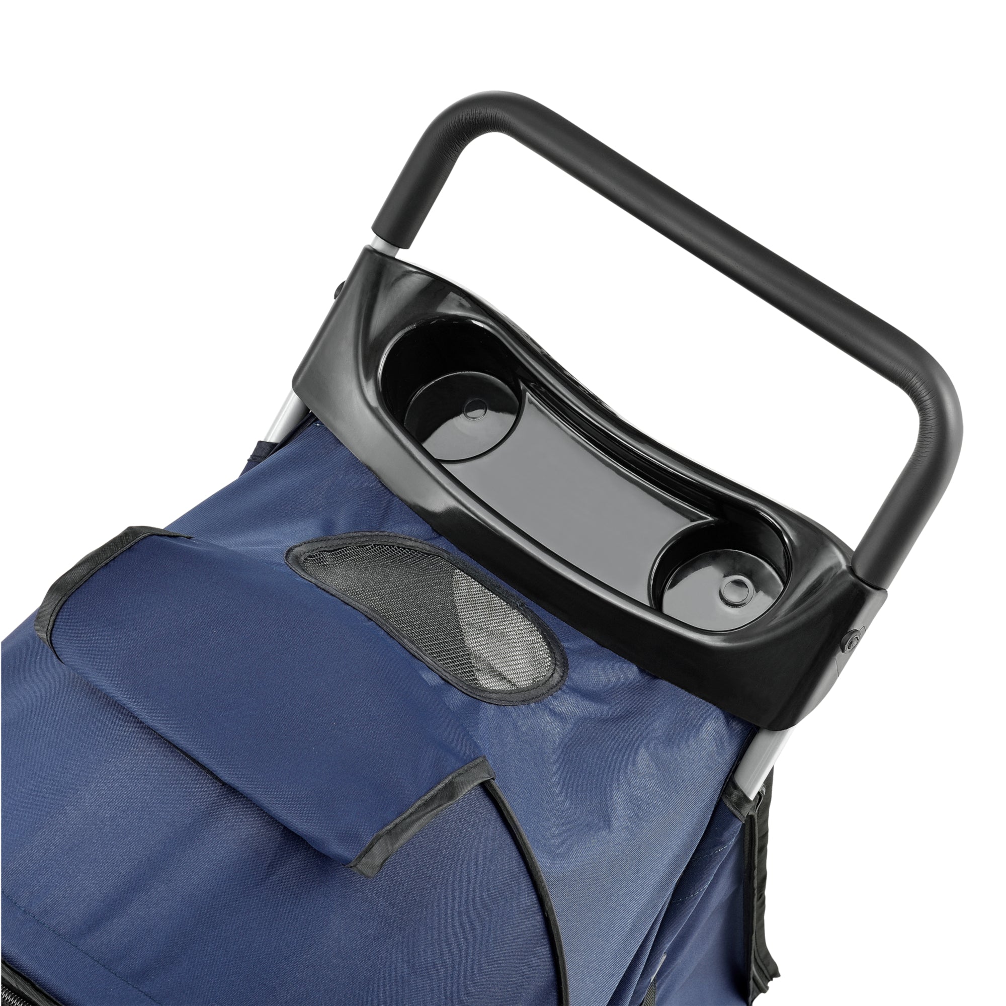 Passeggino Niceville per Cani e Gatti Fino a 15 kg Carrello Pieghevole - Blu pro.tec