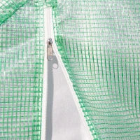 Serra a Tunnel 3x3x2m con Porta e 6 Finestre, Doppia Copertura in PE e Struttura in Acciaio