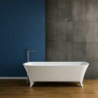 Vasca da bagno free standing hannah artificial stone bianco opaco matt *** confezione 1
