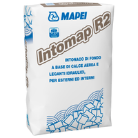 Intonaco di fondo calce mapei intomap r2 per murature 25 kg