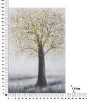 Dipinto Su Tela Tree Simple -A- Cm 80X3,8X120