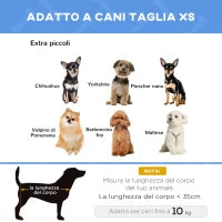 Lettino per Cani Pieghevole in Acciaio e Tessuto Oxford per Interni ed Esterni, 59x46x15 cm, Grigia