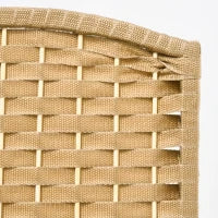 Separè 8 parti pieghevole, Protezione della Privacy, Parete divisoria per Soggiorno, Camera da Letto, Ufficio domestico, Legno naturale