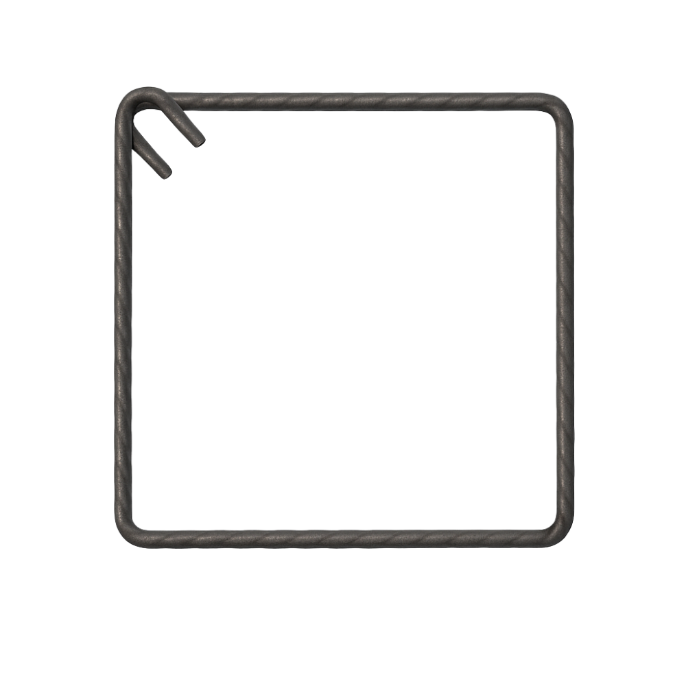 Staffe armatura ferro 45x45 cm strutture cemento disponibili diverse quantità *** pezzi 50, confezione 1