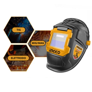 Maschera autoscurante professionale saldatura alimentazione solare automatica