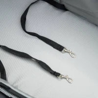 Passeggino per Cani Pieghevole con Guinzaglio di Sicurezza e Cestino Portaoggetti, Grigio