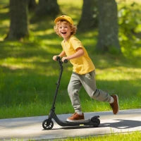 Monopattino Elettrico ad Altezza Regolabile per Bambini 6+ Anni, 76x53x90-95cm, Nero