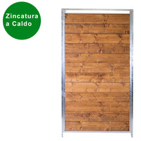 Box per cani da esterno coperto e retro in legno zincatura a caldo da 300x300xh180 cm