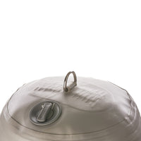 Parabordo pneumatico gonfiabile grigio in pvc tenuta stagna lunghezza cm 110 diametro cm 30