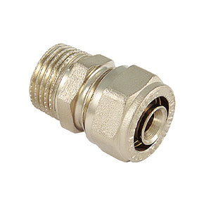 RACCORDO A STRINGERE DIRITTO '1600' 20 x 1/2 - maschio TIEMME 5 PZ