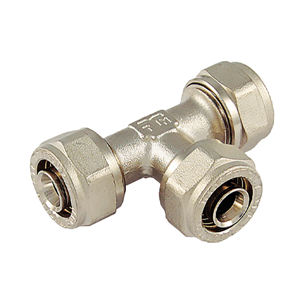 RACCORDO A STRINGERE A 'T' '1607' 16 x 16 x 16 TIEMME 5 PZ