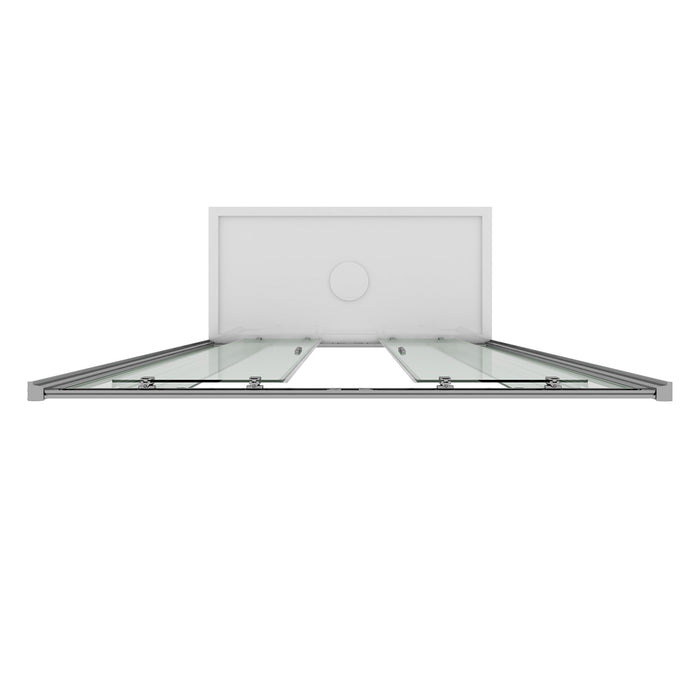 Porta Doccia 180CM H198 Trasparente mod. Young 2 Ante