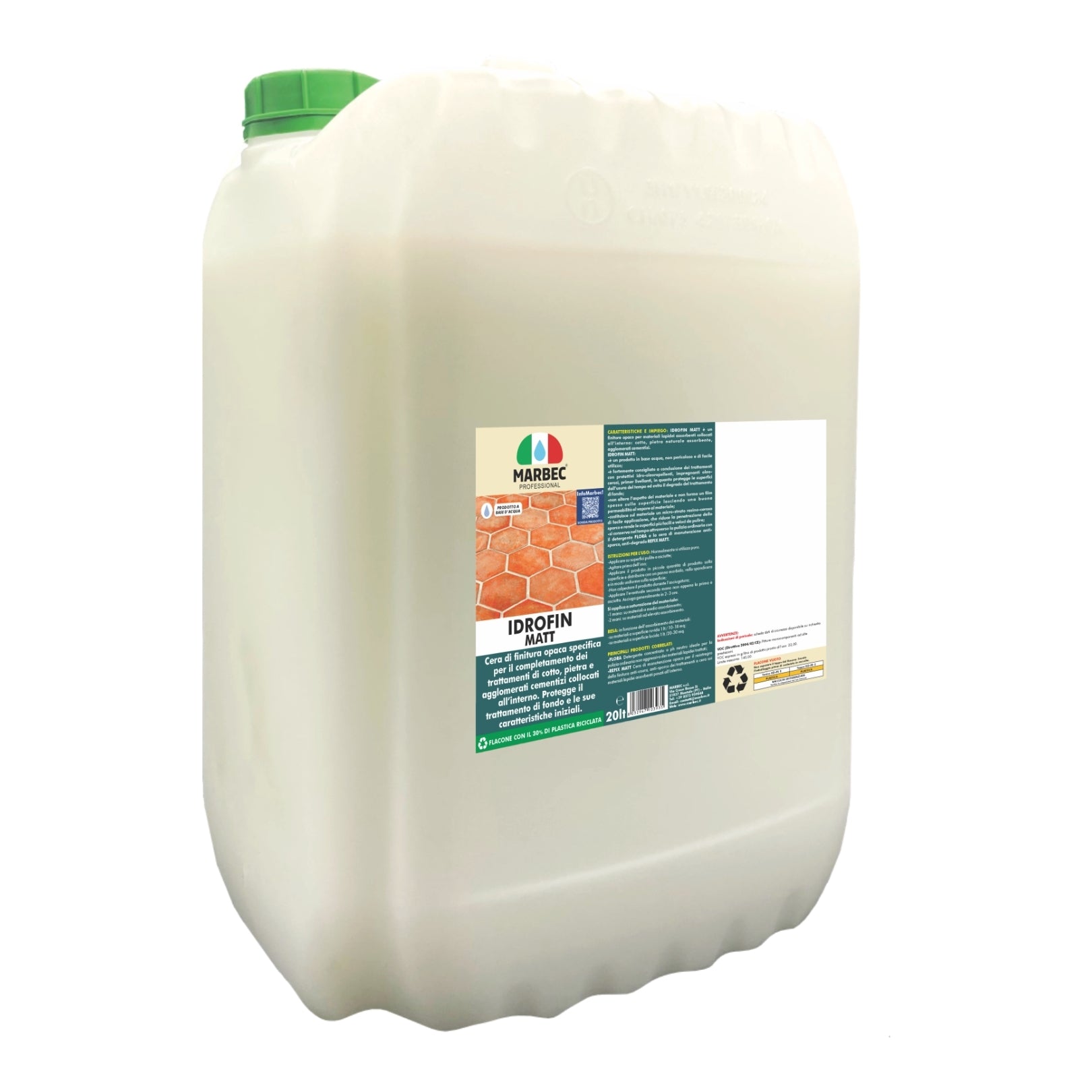 Cera per pavimenti IDROFIN MATT   20LT