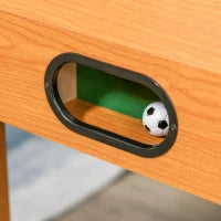 Calcio Balilla Professionale per Adulti e Famiglia, Tavolo Calciobalilla per Adulti, Tavolo da Biliardo Billiardino con 2 Palline, Segnapunti e 22 Giocatori, 122x61x80.7cm