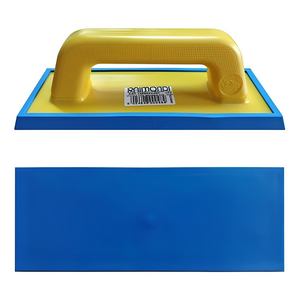 Spatola fuga doppio profilo gomma intercambiabile azzurrina 95x245 mm