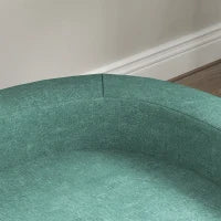 Divano per Cani di Taglia Grande con Gambe Rialzate e Cuscino Sfoderabile, 98x67x25 cm, Verde Chiaro