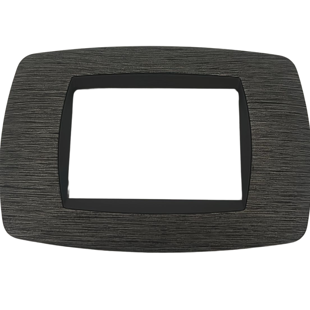 Master modo placca satinato grigio compatibili con supporti master modo *** numero posti 3 posti, confezione 1