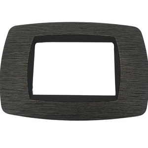 Master modo placca satinato grigio compatibili con supporti master modo *** numero posti 3 posti, confezione 1