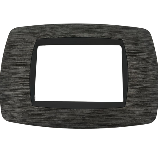 Master modo placca satinato grigio compatibili con supporti master modo *** numero posti 3 posti, confezione 1