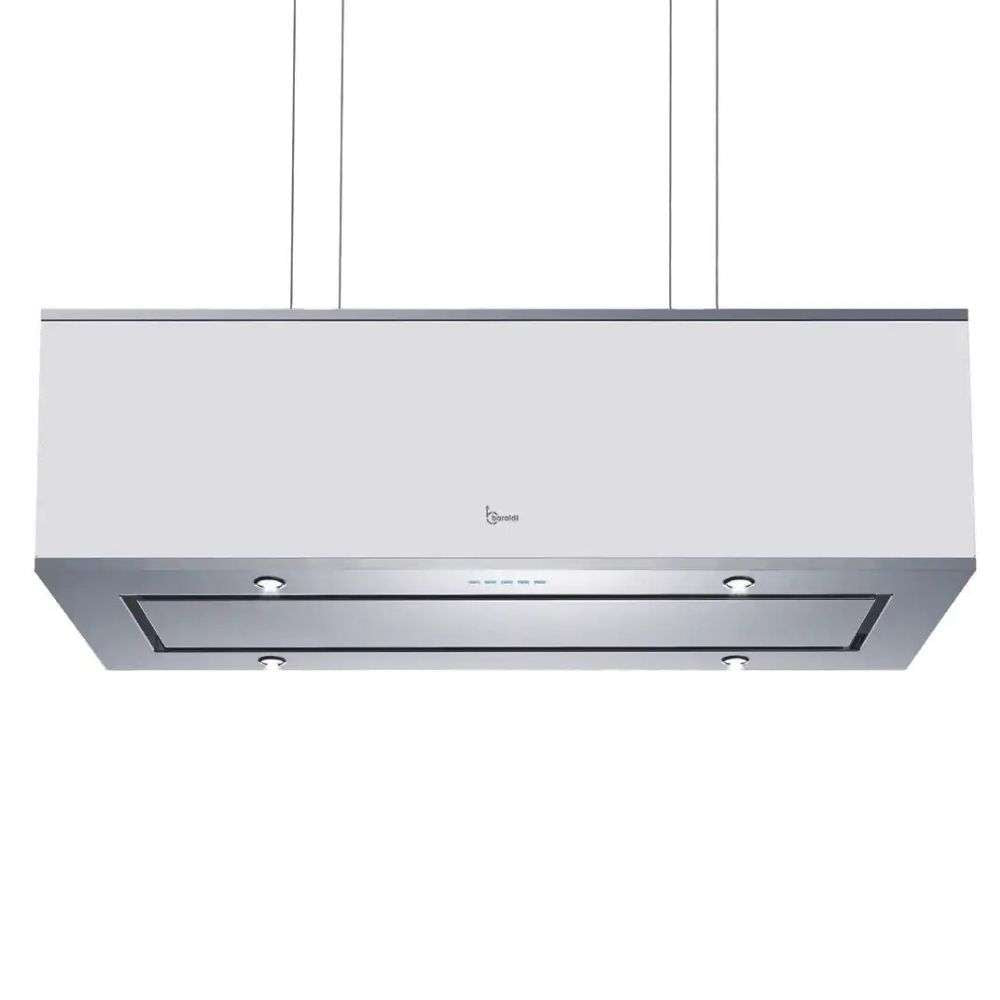 CAPPA DIADE cm 90X30 - Inox, Bianco - 800 m3/h
