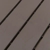 Set 9 Mattonelle a Incastro per Terrazzo, Piastrelle per pavimenti (30x30x2cm) in PP Antiscivolo, Area: 0.81 mq Marrone