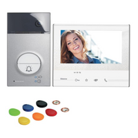 Bticino 363911 kit vivavoce monofamiliare con videocitofono classe 300x13e